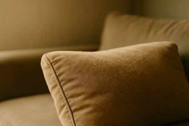 Tierhaare von Mikrofaser-Couch entfernen