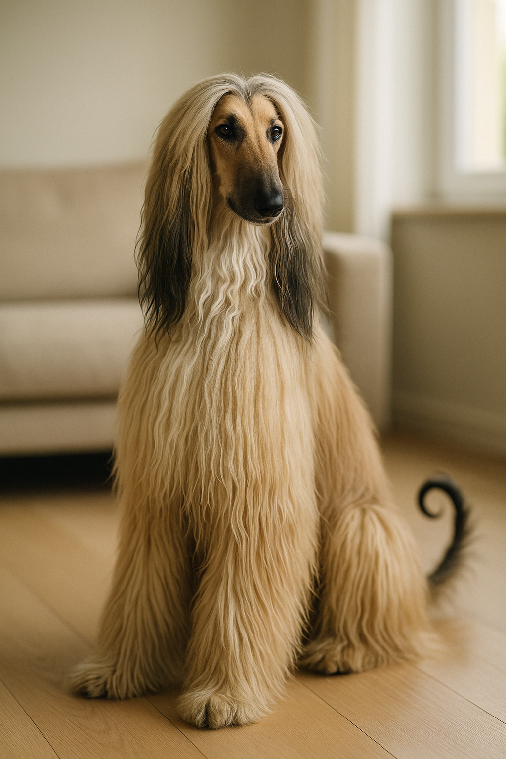Afghanischer Windhund (KI-generiertes Bild)