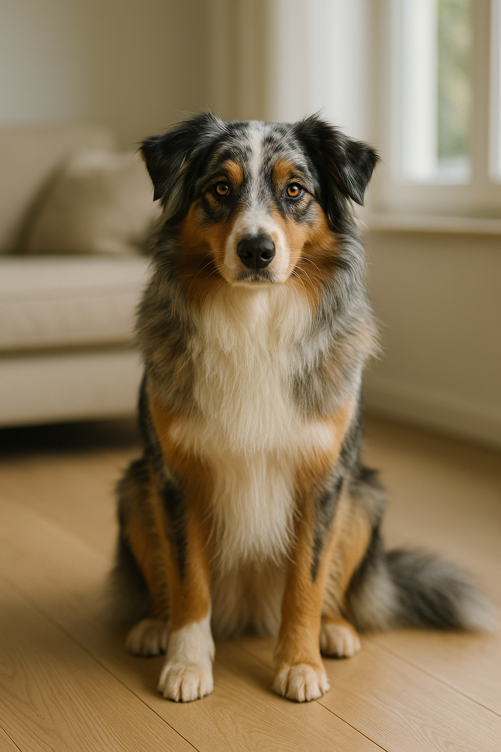 Australian Shepherd – Hund Rasse Foto (KI-generiertes Bild)