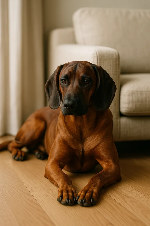 Bayrischer Gebirgsschweißhund – Hund Rasse Foto