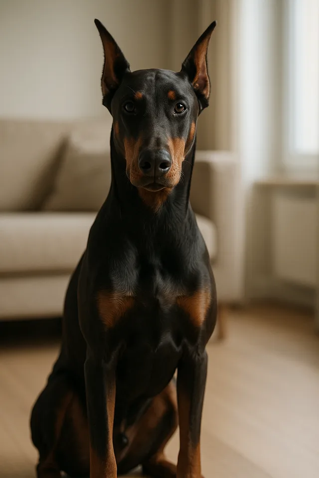 Dobermann – Hund Rasse Foto