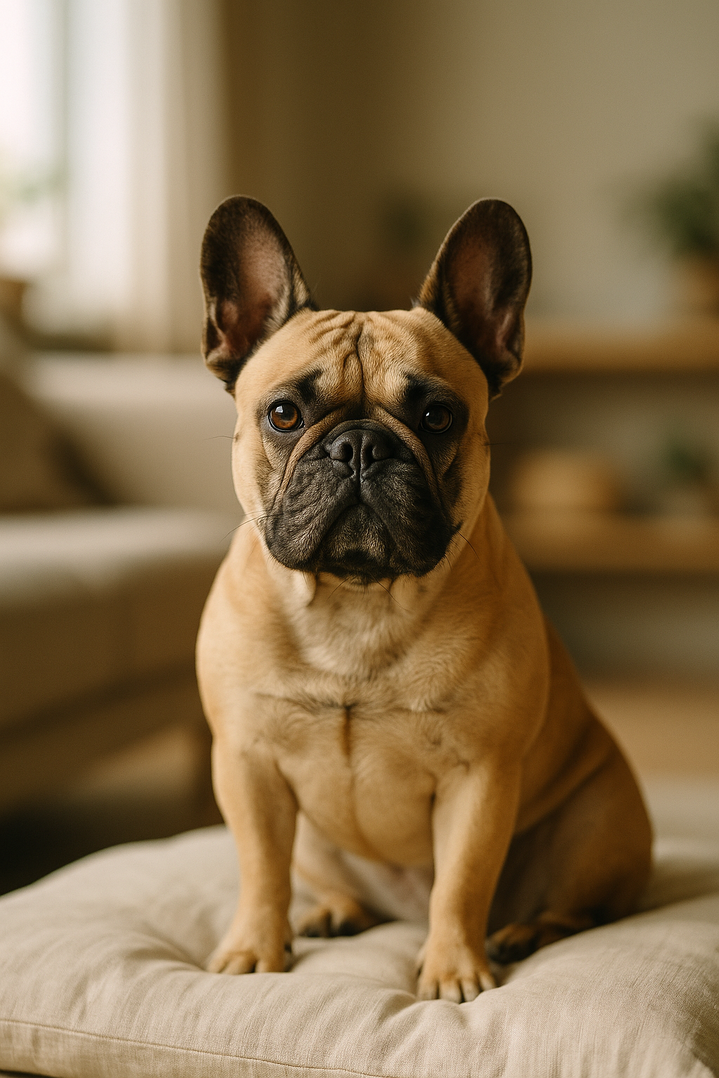 Französische Bulldogge – Hund Rasse Foto (KI-generiertes Bild)