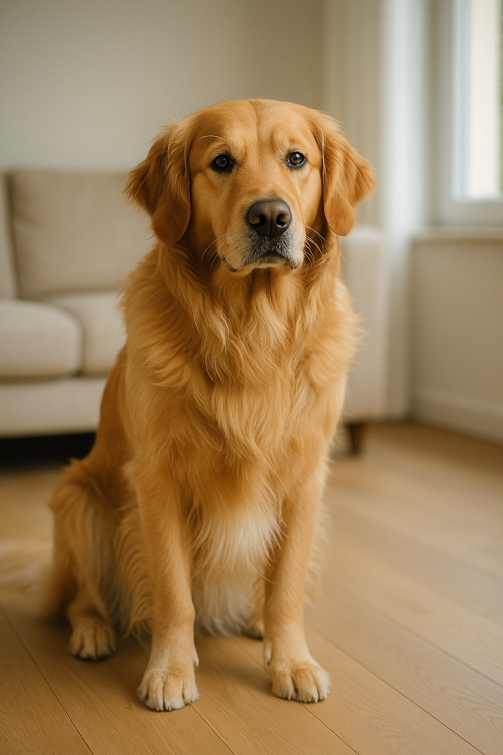 Golden Retriever – Hund Rasse Foto (KI-generiertes Bild)