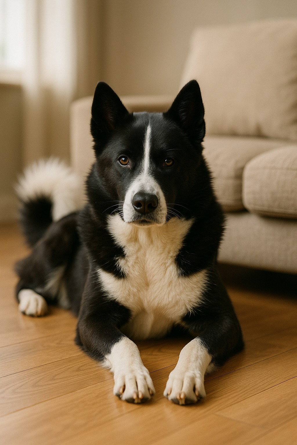 Karelischer Bärenhund (KI-generiertes Bild)