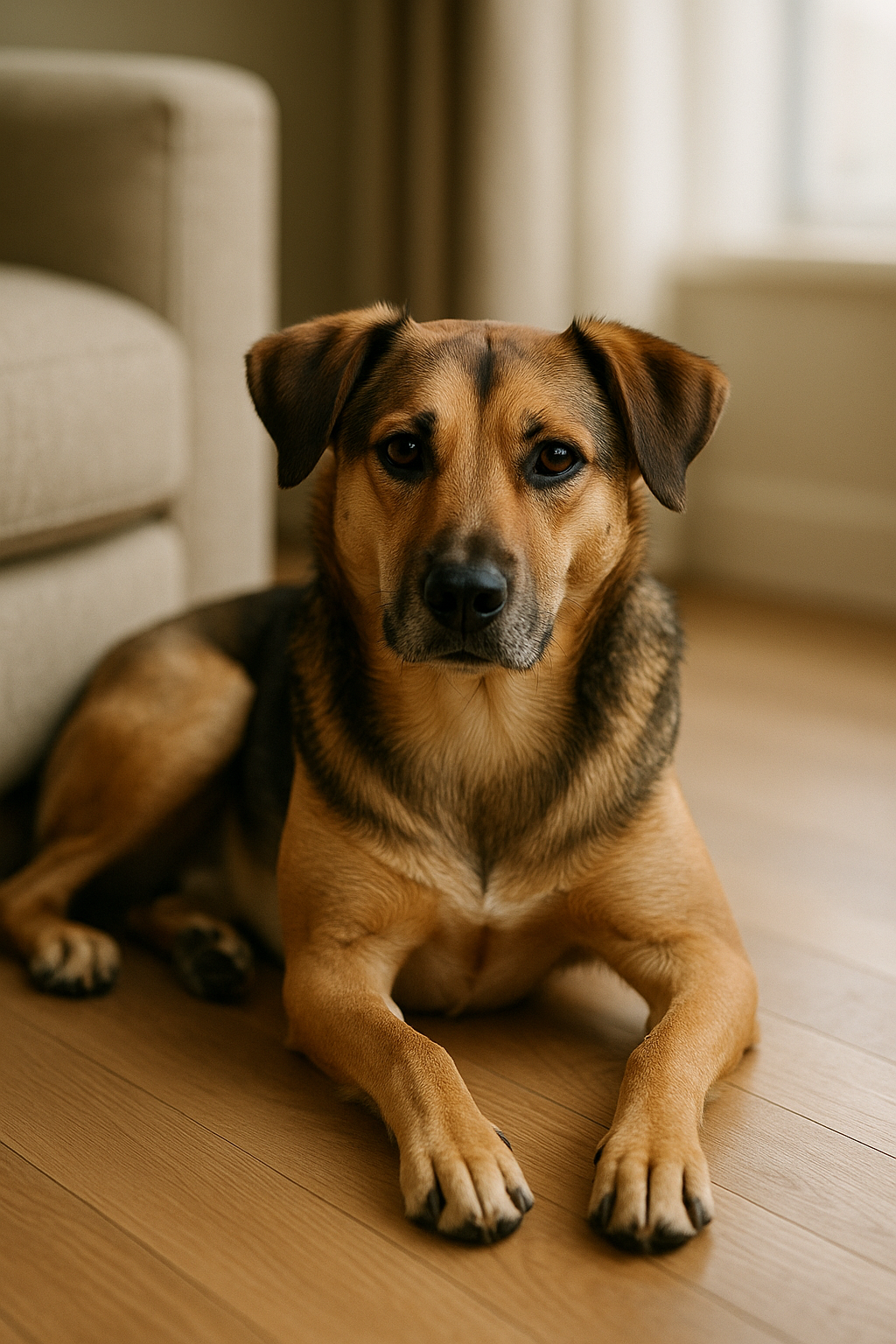 Mischling – Hund Rasse Foto (KI-generiertes Bild)