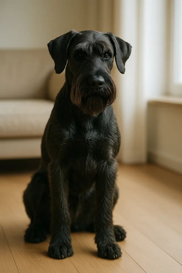 Riesenschnauzer – Hund Rasse Foto