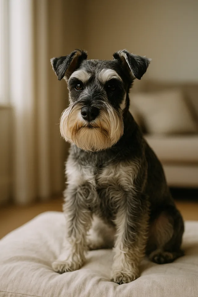 Zwergschnauzer – Hund Rasse Foto