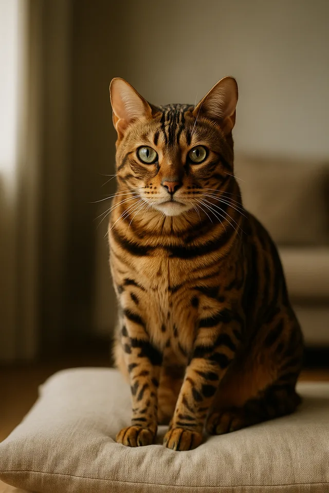 Bengalkatze (KI-generiertes Bild)
