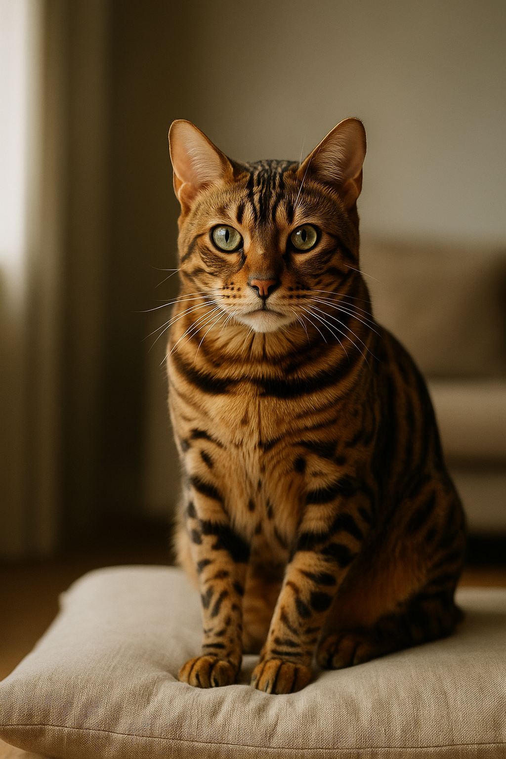 Bengalkatze – Katze Rasse Foto (KI-generiertes Bild)