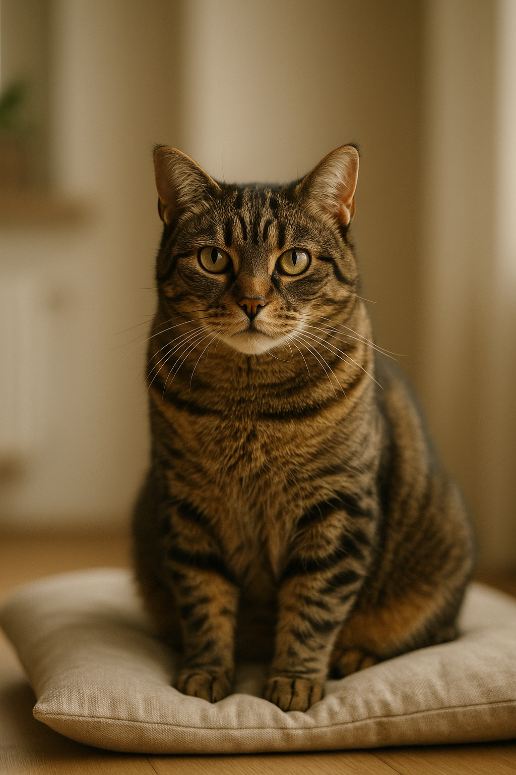 Europäisch Kurzhaar – Katze Rasse Foto (KI-generiertes Bild)