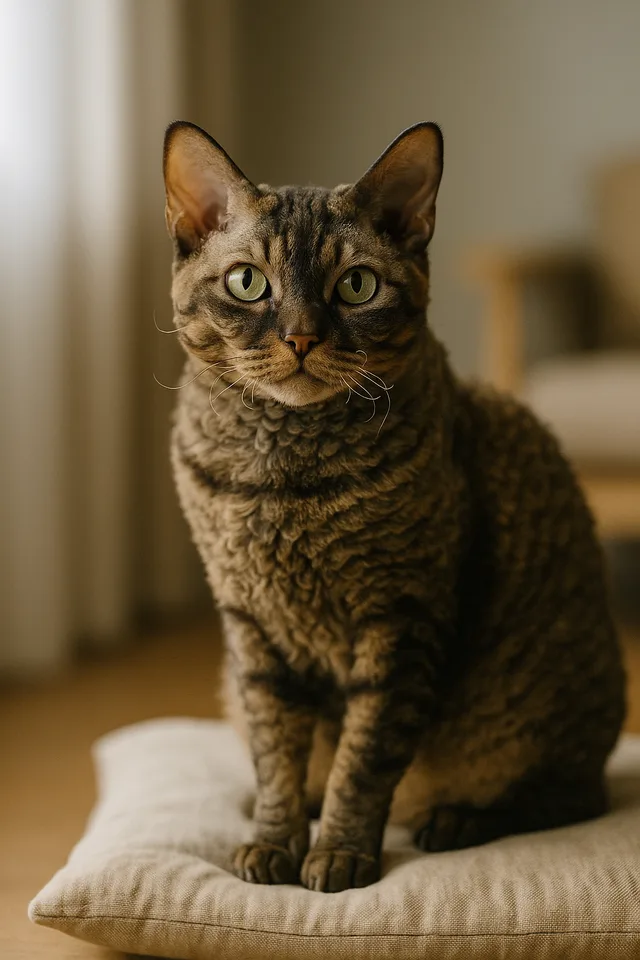 German Rex – Katze Rasse Foto