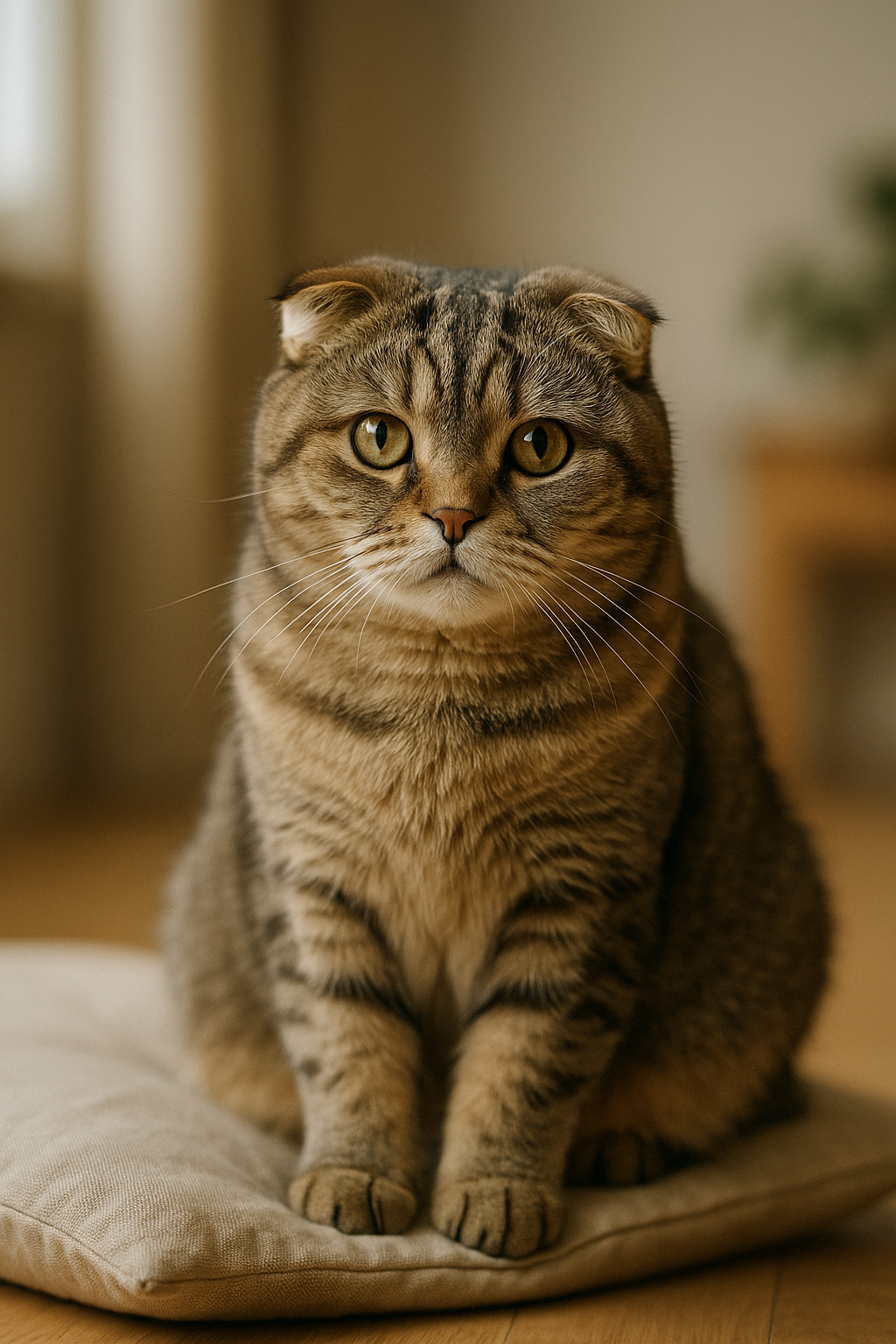 Scottish Fold – Katze Rasse Foto (KI-generiertes Bild)