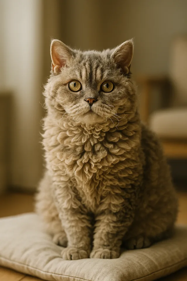 Selkirk Rex – Katze Rasse Foto