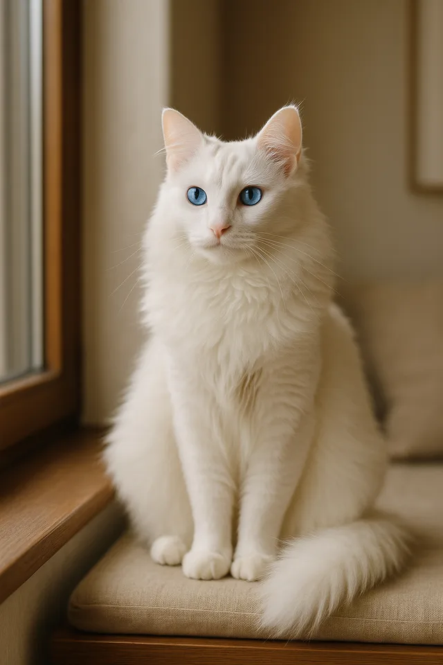 Türkisch Angora – Katze Rasse Foto