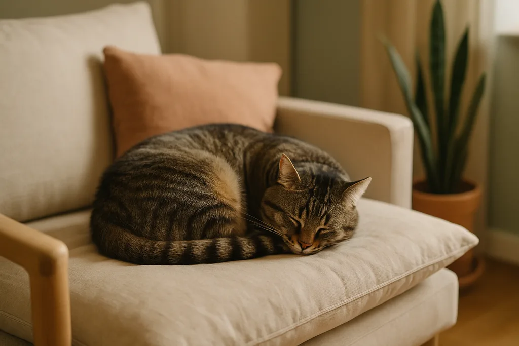 Haushalt mit Katze