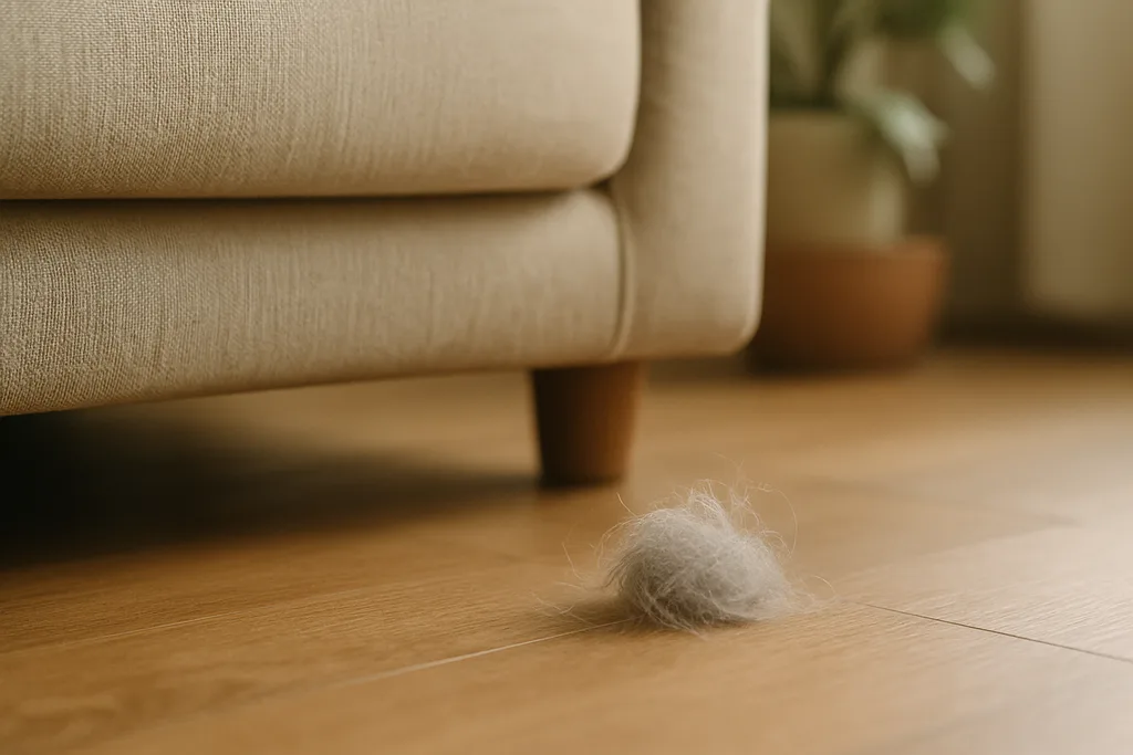 Tierhaare auf Schwarzer Kleidung