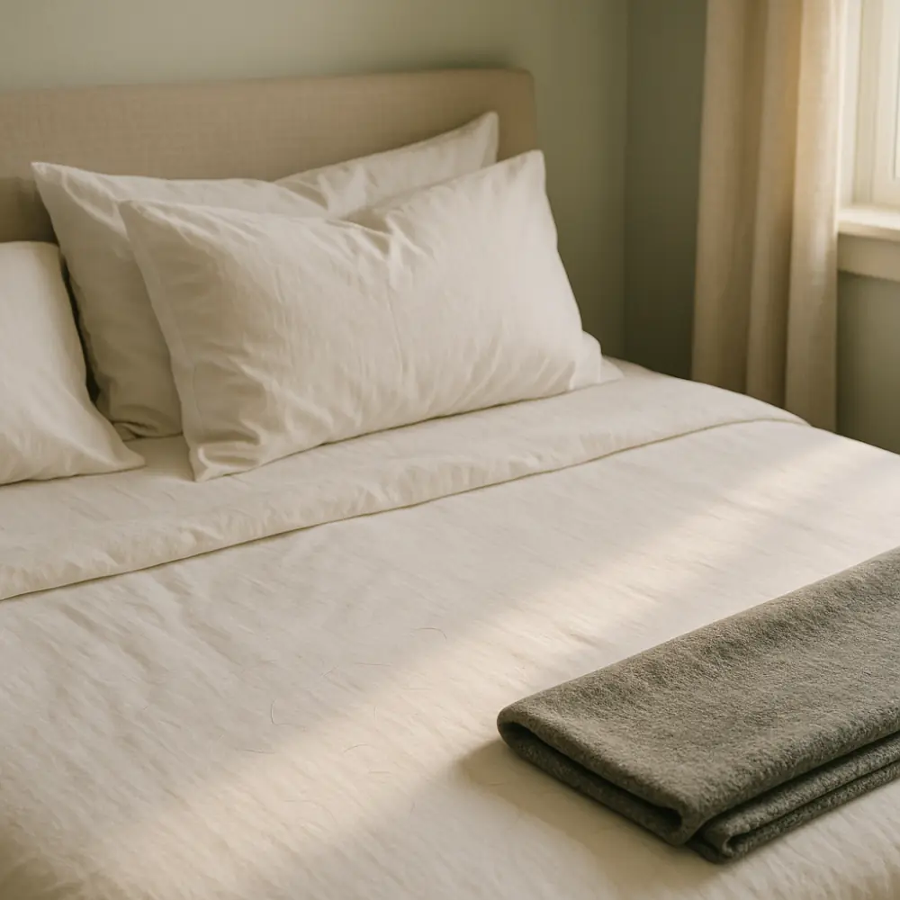 Tierhaare aus dem Bett (KI-generiertes Bild)